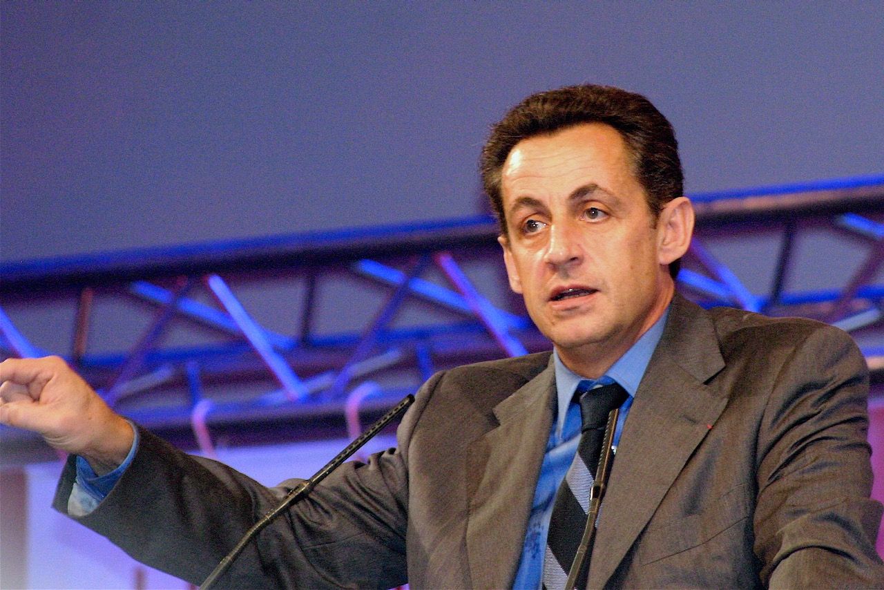 Nicolas Sarkozy at LeWeb 3 in Paris, December 2006