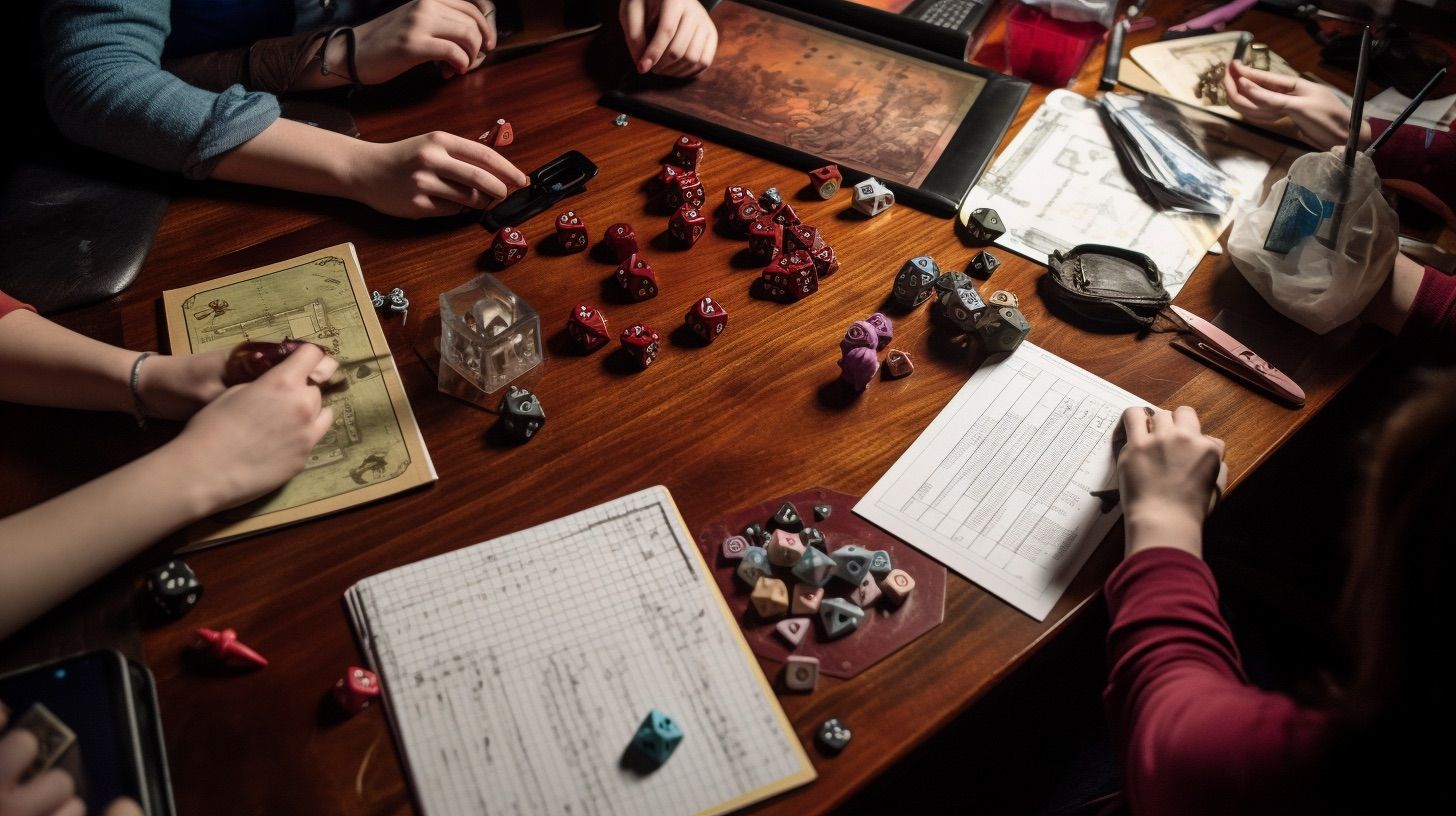 A group of journalists playing D&D