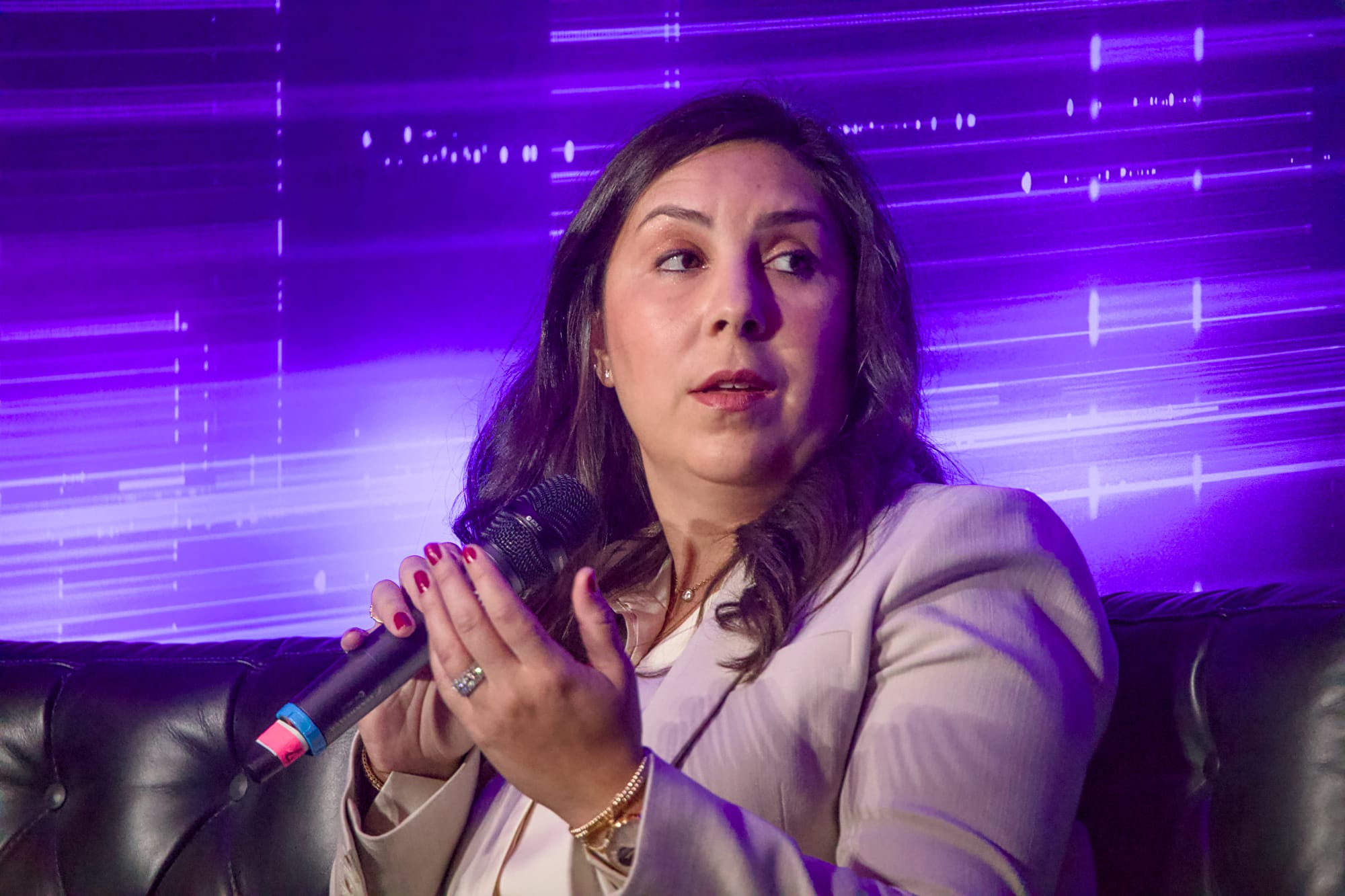 Julie Baron, Chief Product officer at O’Reilly Media talking at the Future of Media Technology 2025 conference 