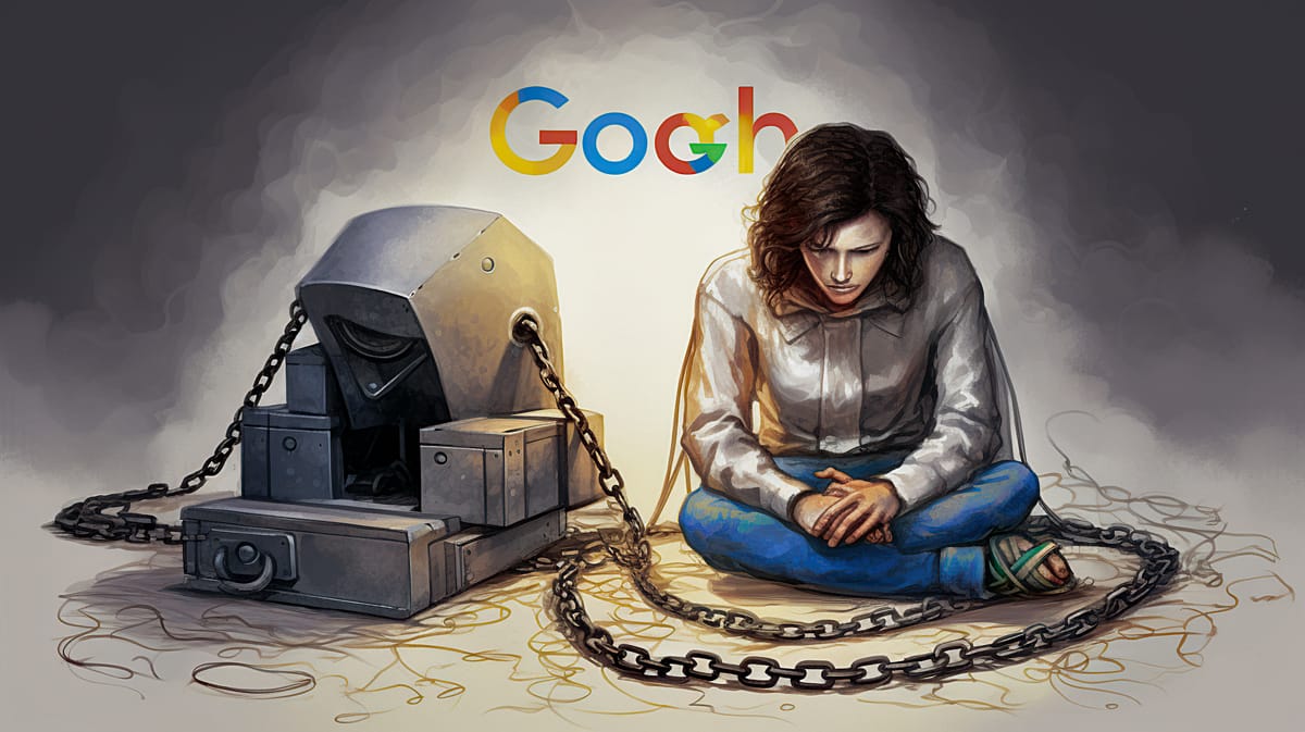 A young journalist enslaved by the power of bad SEO advice.