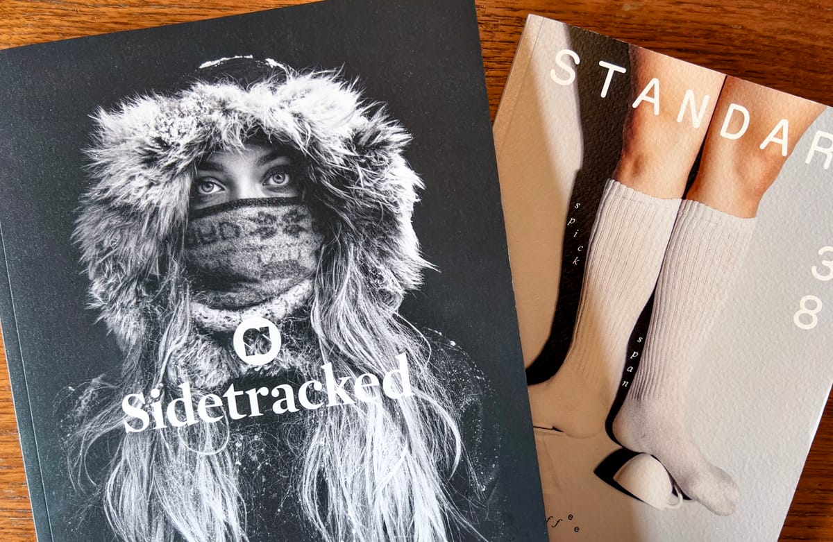 Copies of Sidetracked and Standard magazine