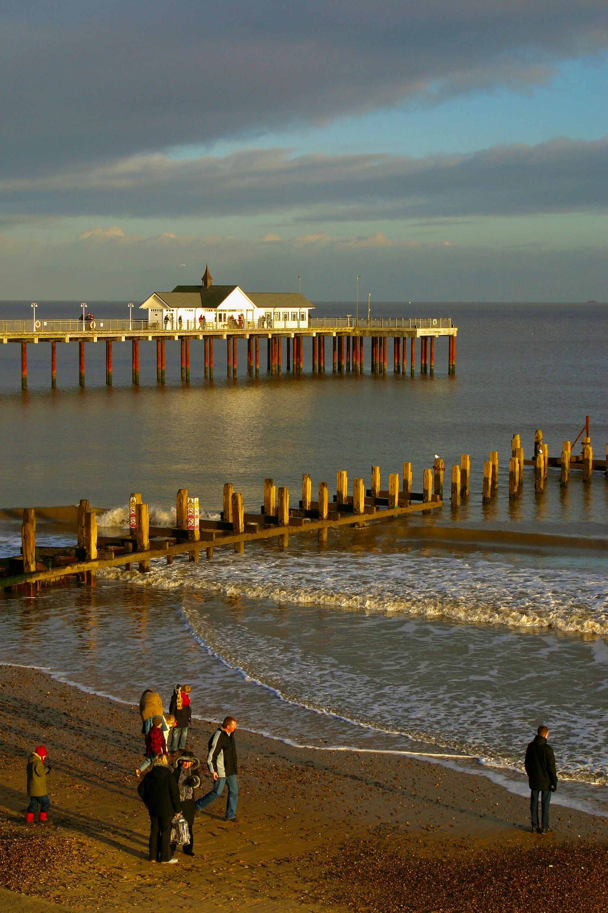 The Pier from Southwold on Boxing Day