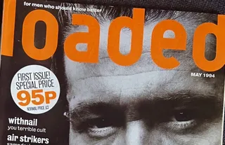The cover of Loaded issue 1 in 1994