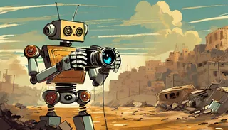 The AI view from Gaza