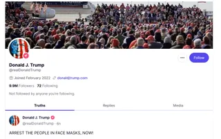 Is Trump a blogger or a social object?