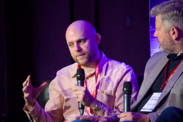Mark Edwards, Group Digital Director, Reach speaking at the Future of Media Technology conference 