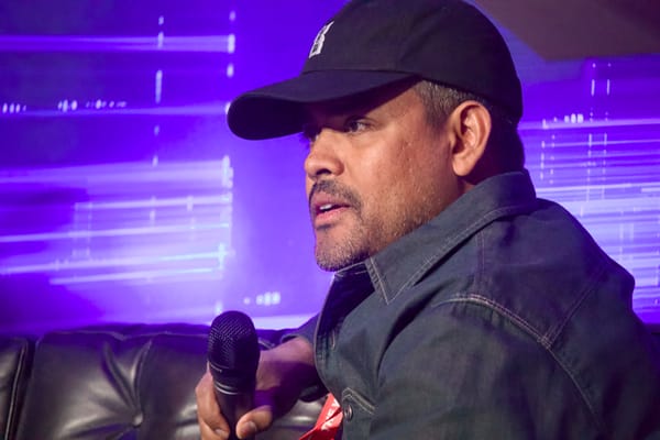 Lucky Gunasekara, co-founder and CEO of MISO AI speaking at the Future of Media Technology 2025