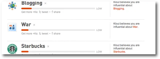 Why I'm skeptical about Klout in one screenshot