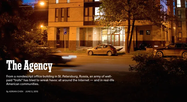 Life in the Kremlin's troll farm