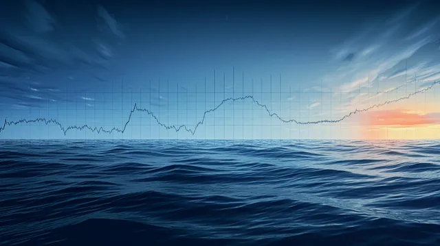 A graph hanging over a sea.
