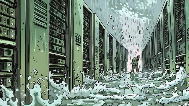 An unstoppable tide of server-generated slop