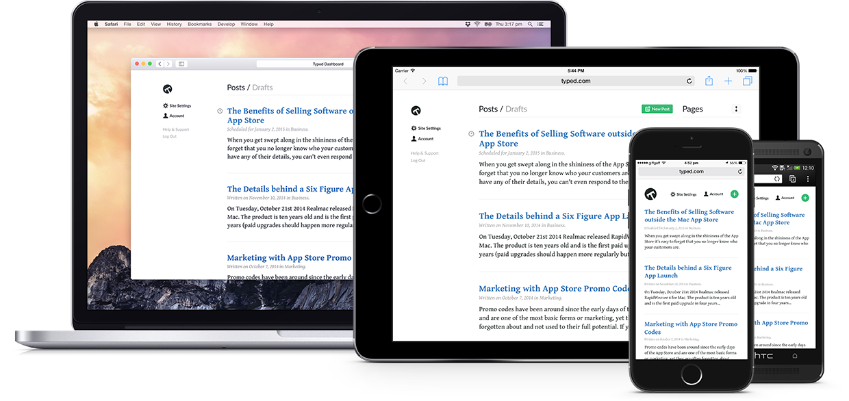 Backed: Typed, a new blogging platform